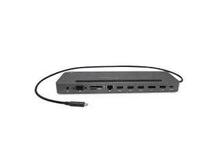 i-tec USB-C Metal Ergonomic 4K 3x Display Docking Station - 3