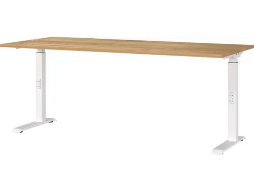 In hoogte verstelbaar bureau,HxBxD 680-910x1800x800mm