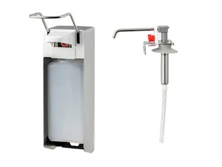 Zeepdispenser Desinfectiemiddeldispenser Rvs 1000ml Lange Beugel - 4