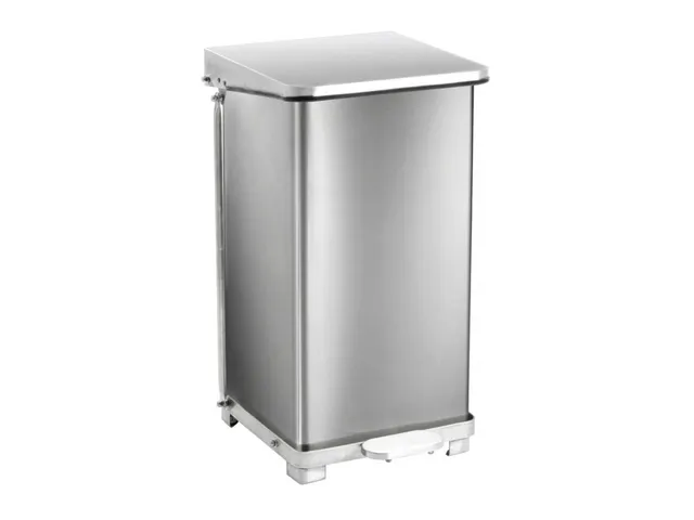 Industriële pedaalemmer 45 Liter Mat RVS
