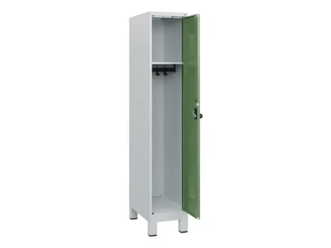 schoollocker,HxBxD 1630x300x500mm,1vak,vak B 300mm,draaigrendel,voeten