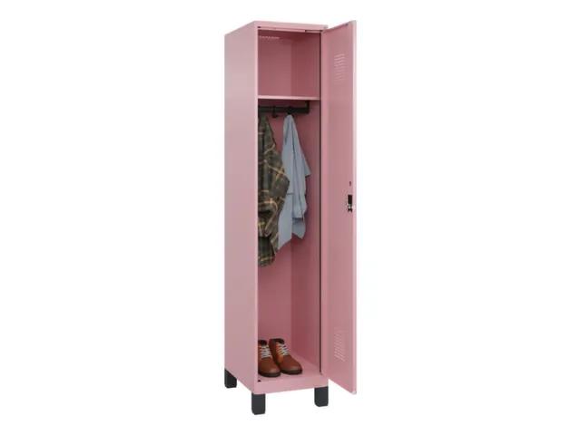 locker,HxBxD 1950x400x500mm,1vak,vak B 400mm,cil.-slot,voeten