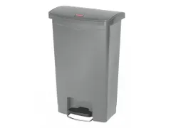 Pedaalemmer Slim Jim Step On Front Kunststof 50 Liter Grijs