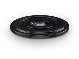 oplegdeksel,HDPE,v. ton inhoud 35l,zwart,meerprijs - 1