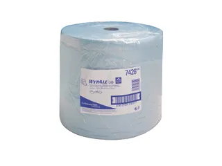 Wypall L40 7426 Poetsdoeken op rol blauw 3-laags - 1