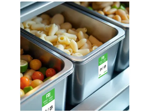 Etiket Avery HACCP vrijdag groen 25x25mm 1000 stuks