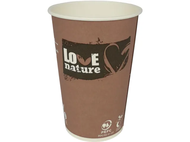 Drinkbeker Love Nature uit karton 180 ml 80 stuks