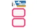 Boek Etiket Herma 5712 82x55mm Rode rand gelinieerd 12 stuks