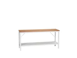 werkbank,HxBxD 780-930x2000x600mm,multiplexblad,4voeten
