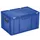 Euronorm Koffer Hxlxb 330x600x400mm 63l 2 Handgrepen Blauw