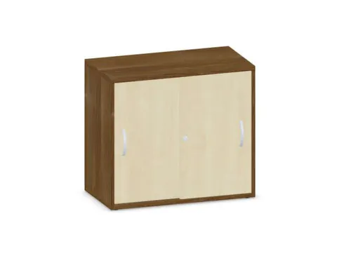 Schuifdeurkast720x800x430mm Romp Noten Decor Front Esdoorn