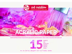 Acrylverfpapier Talens Art Creation A4 15 vel 290gr