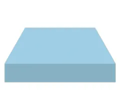 Fotokarton Kangaro 50x70cm 300gr lichtblauw pak 25 vel