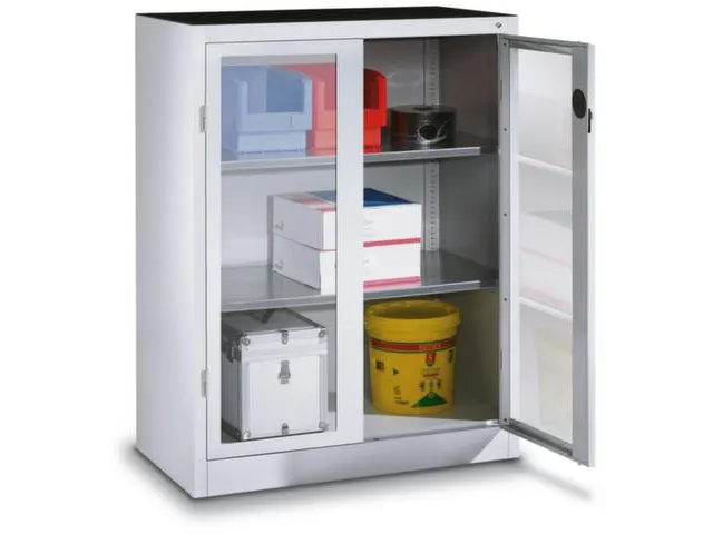 Gereedschap-/materiaalkast Draaideuren Venster Acryl 1200x930x500mm