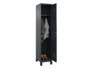locker,HxBxD 1950x400x500mm,1vak,vak B 400mm,cil.-slot,voeten - 1