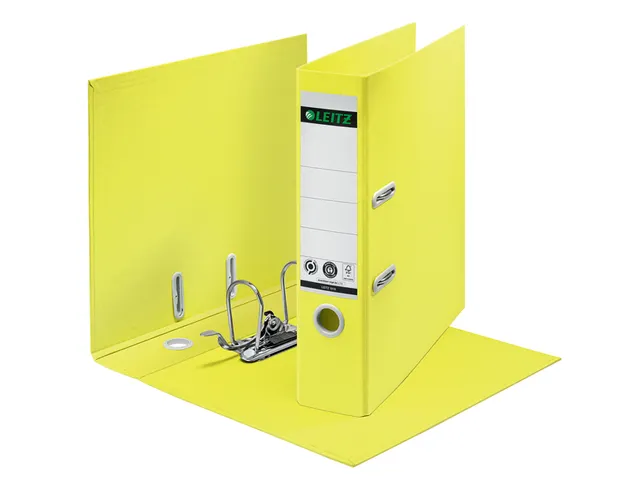 Leitz 180° Recycle Ordner A4 80mm Karton Geel