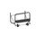 Poetspapierdispenser Euro Products M1 muurstandaard zwart 438304