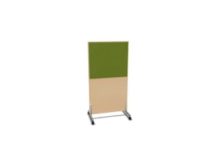 scheidingswand,HxB 1545x800mm,NE-esdoorn,BN7048-groen - 2