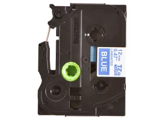 Labeltape Brother P-touch TZe-535 standaard 12mm wit op blauw - 5