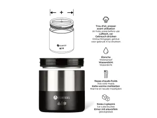 Lunchbox 700ml geïsoleerd ventilatie opening Nectar - 7