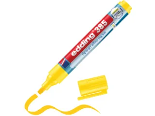 Edding 385 Flipchart effect marker Geel - 5