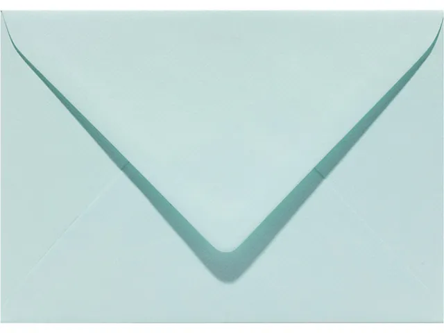Envelop Papicolor EA5 156x220mm zeegroen pak à 6 stuks