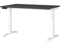 Elektrisch ihv bureau,HxBxD 720-1200x1200x800mm,blad grafiet