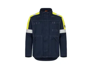 Tranemo 5736 FR/AST jas, blauw/geel, maat S, per stuk - 1