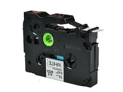 Labeltape Brother Compatible P-Touch Tze131 12Mm Zwart Op Transparant