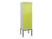 locker voor scheiding van kleding,HxBxD 2120x600x500mm,2vak