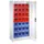 Stellingkast Staalplaat 1980x1000x420mm 6 Legborden 28 Magazijnbakken
