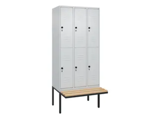 Dubbeldekse dekenkist,HxBxD 2120x900x815mm,3x2vak.,vak B 300mm - 1