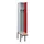 locker met bank,voor scheiding van kleding,HxBxD 2120x300x815mm,1vak