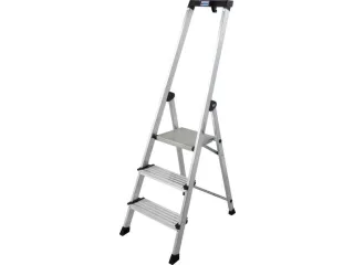 trapladder,eenzijdig,3trede(n),balk L 1,55m,aluminium - 3