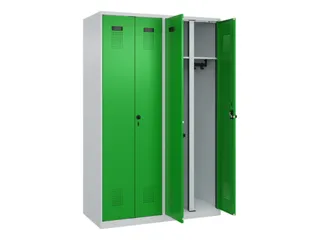 locker voor scheiding van kleding,HxBxD 1850x1200x500mm,4vak - 1