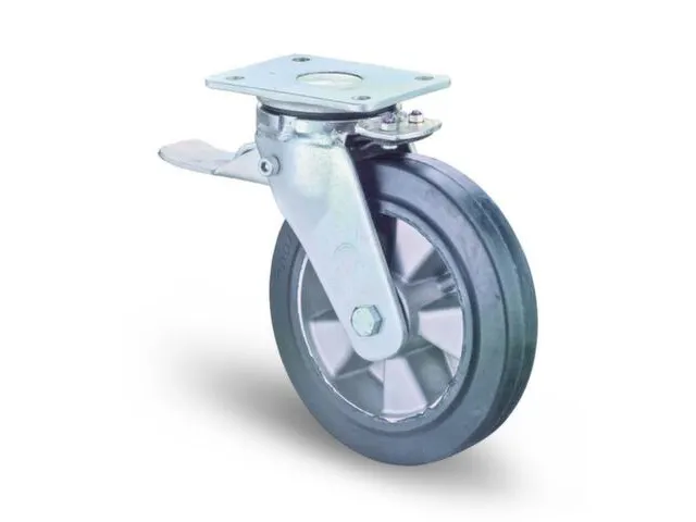 Roulette Pivotante Double Blocage Force 150Kg Diam. X Larg. 100X40Mm
