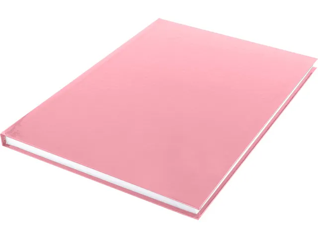 Dummyboek Kangaro A4 roze pastel hard cover 80 blad blanco 100 grams