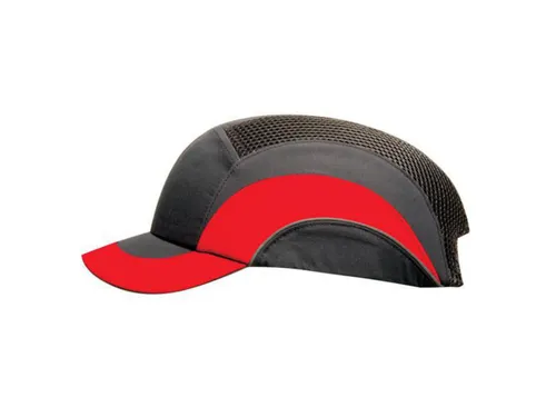 JSP HardCap A1+ stootpet met korte klep, zwart/antraciet, per stuk