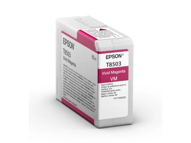 Singlepack Vivid Magenta T85030N UltraChrome HD ink 80ml