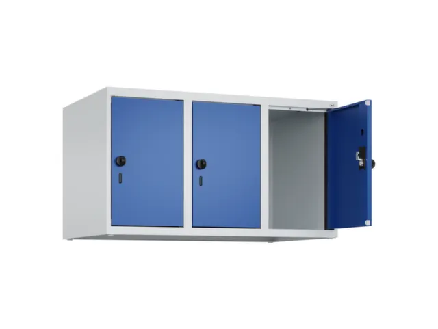 opzetkast,v. locker,3vak.,vak B 300mm,HxBxD 500x900x500mm,draaigrendel