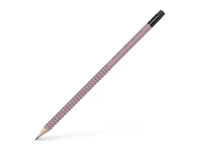 Potlood Faber-Castell grip 2001 grafiet B met gum Rose shadows