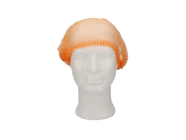 CMT Haarnet Clip Cap PP Non Woven Oranje Maat XL 58cm 1000 Stuks