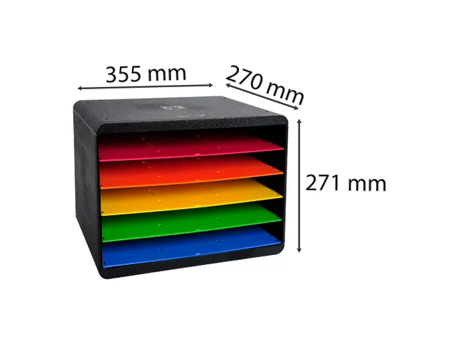 HORIZON Sorteeder 5 vakken harlekijn