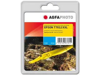 Agfa Photo Epson T7012 WP inkt Cyaan XXL Rebuilt 3400 pagina's - 1