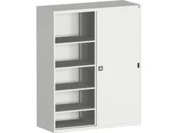 schuifdeurkast 2000x1600x650mm Stalen scheidingswand Ral7035
