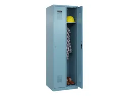 locker,HxBxD 1850x600x500mm,2vak,vak B 300mm,cil.-slot,staand op vloer