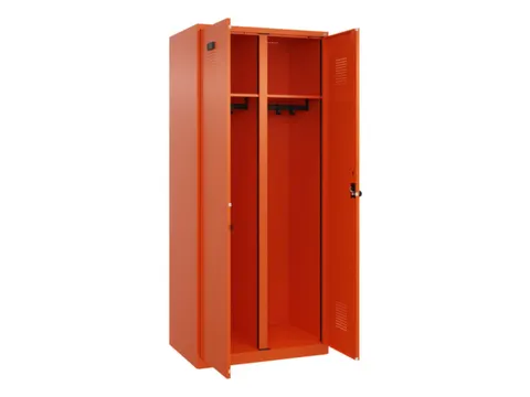 locker voor scheiding van kleding,HxBxD 1850x800x500mm,2vak