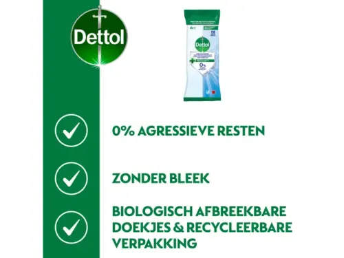 Dettol Reinigingsdoekjes Desinfecterend Cleanser 110 doekjes