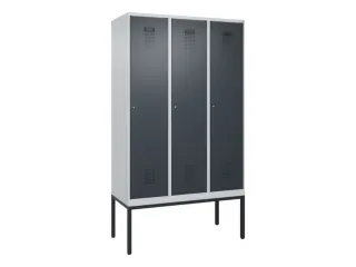 locker voor scheiding van kleding,HxBxD 2120x1200x500mm,3vak - 2