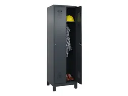 locker,HxBxD 1950x600x500mm,2vak,vak B 300mm,cil.-slot,voeten